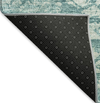 Piper Looms Mayfield Serpentine AMF40 Blue Machine Washable Area Rug Backing Image