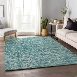 Piper Looms Mayfield Serpentine AMF40 Blue Machine Washable Area Rug Lifestyle Image Feature