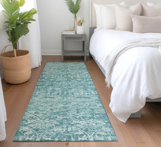 Piper Looms Mayfield Serpentine AMF40 Blue Machine Washable Area Rug Runner Lifestyle Image Feature