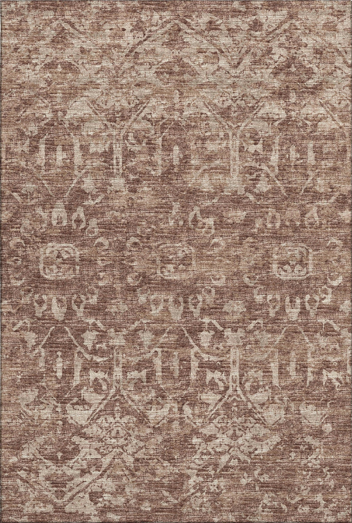 Piper Looms Mayfield Serpentine AMF40 Chocolate Machine Washable Area Rug main image
