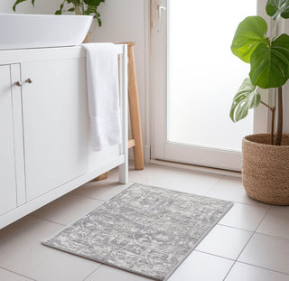 Piper Looms Mayfield Serpentine AMF40 Gray Machine Washable Area Rug Scatter Lifestyle Image Feature