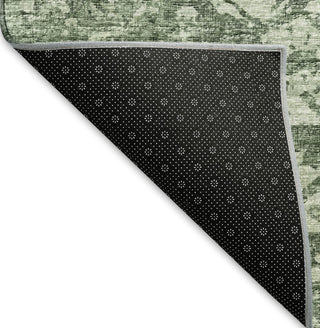 Piper Looms Mayfield Serpentine AMF40 Green Machine Washable Area Rug Backing Image
