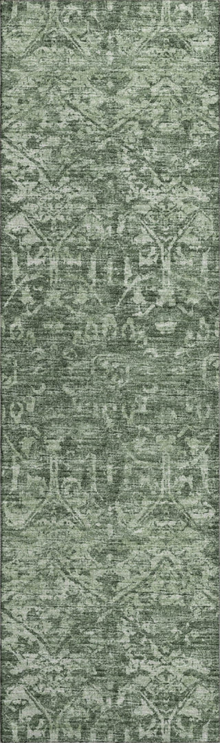 Piper Looms Mayfield Serpentine AMF40 Green Machine Washable Area Rug Runner Main Image