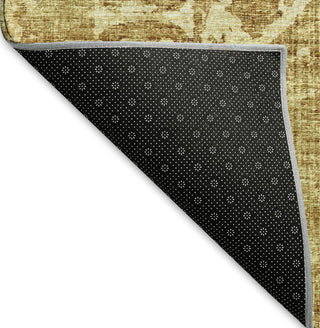 Piper Looms Mayfield Tribal Medallion AMF41 Gilded Machine Washable Area Rug Backing Image