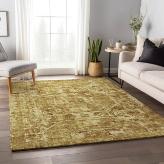 Piper Looms Mayfield Tribal Medallion AMF41 Gilded Machine Washable Area Rug Lifestyle Image Feature