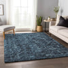 Piper Looms Mayfield Tribal Medallion AMF41 Navy Machine Washable Area Rug Lifestyle Image Feature