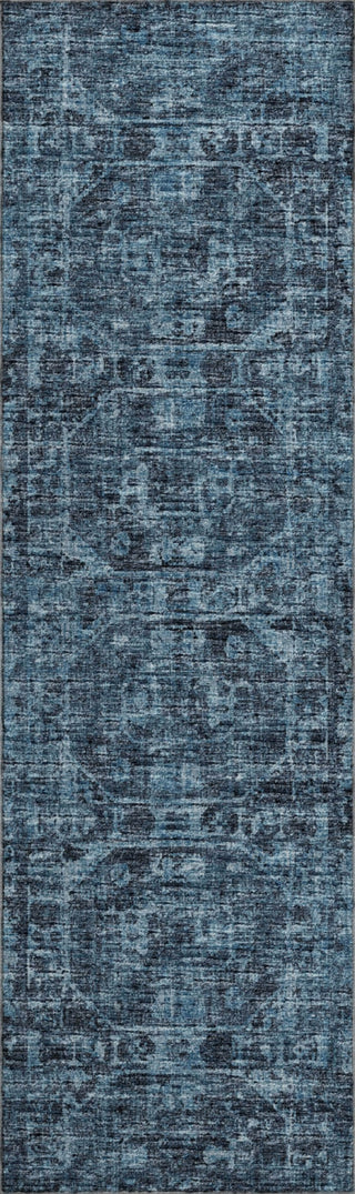 Piper Looms Mayfield Tribal Medallion AMF41 Navy Machine Washable Area Rug Runner Main Image