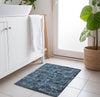 Piper Looms Mayfield Tribal Medallion AMF41 Navy Machine Washable Area Rug Scatter Lifestyle Image Feature