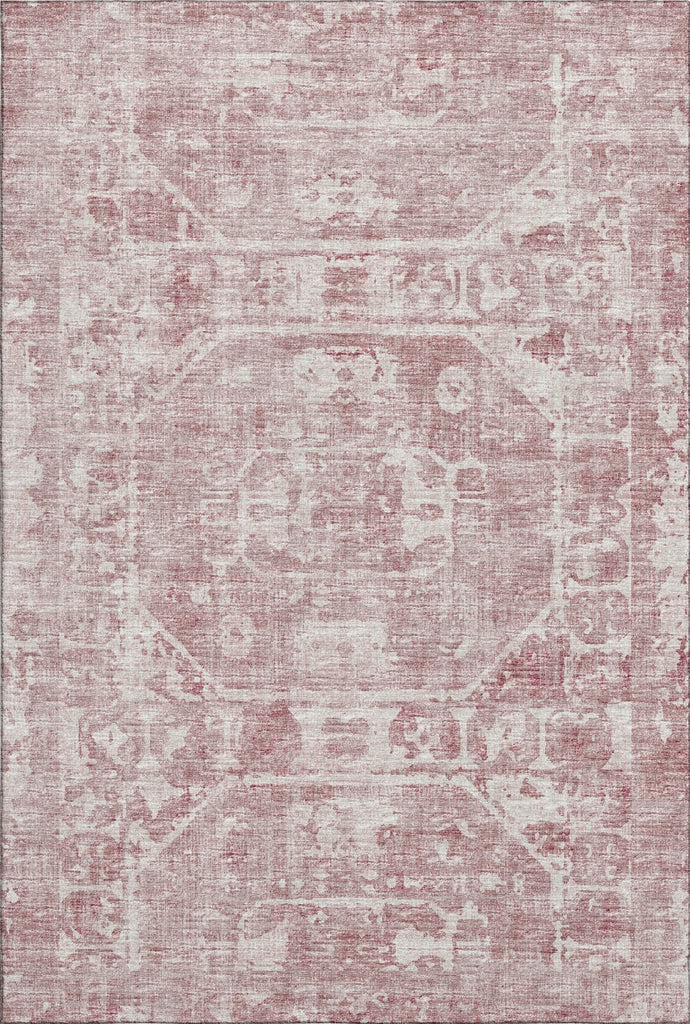 Piper Looms Mayfield Tribal Medallion AMF41 Pink Machine Washable Area Rug main image