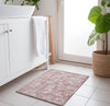 Piper Looms Mayfield Tribal Medallion AMF41 Pink Machine Washable Area Rug Scatter Lifestyle Image Feature
