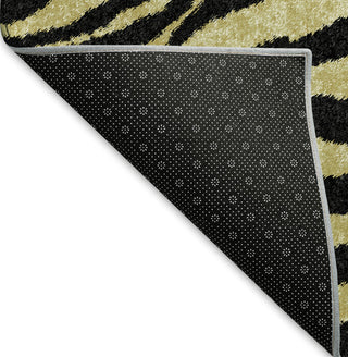 Piper Looms Mayfield Zebra AMF42 Gilded Machine Washable Area Rug Backing Image