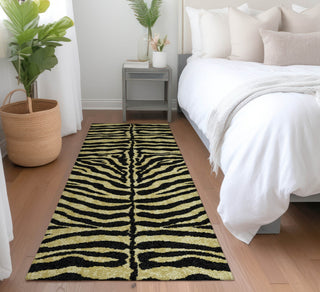 Piper Looms Mayfield Zebra AMF42 Gilded Machine Washable Area Rug Runner Lifestyle Image Feature