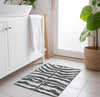 Piper Looms Mayfield Zebra AMF42 Gray Machine Washable Area Rug Scatter Lifestyle Image Feature