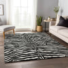 Piper Looms Mayfield Zebra AMF42 Pearl Machine Washable Area Rug Lifestyle Image Feature