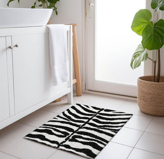 Piper Looms Mayfield Zebra AMF42 Pearl Machine Washable Area Rug Scatter Lifestyle Image Feature