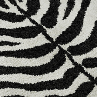 Piper Looms Mayfield Zebra AMF42 Pearl Machine Washable Area Rug Swatch Image