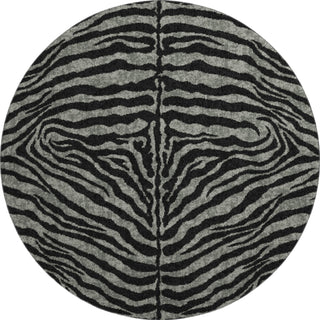Piper Looms Mayfield Zebra AMF42 Shadow Machine Washable Area Rug Round Main Image