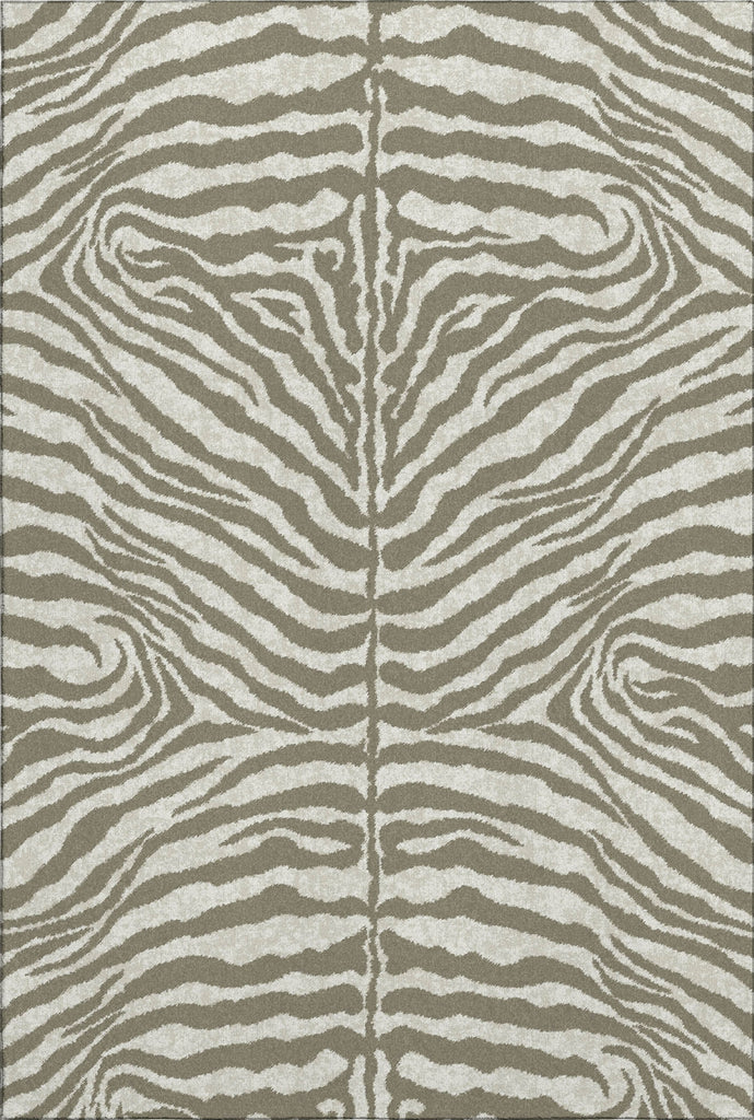 Piper Looms Mayfield Zebra AMF42 Taupe Machine Washable Area Rug main image
