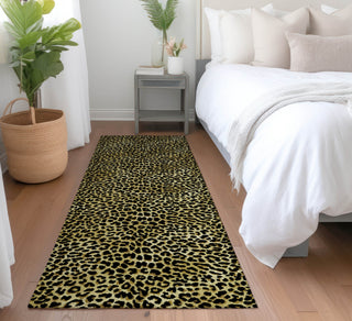 Piper Looms Mayfield Leopard AMF43 Gilded Machine Washable Area Rug Runner Lifestyle Image Feature