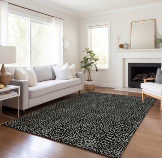 Piper Looms Mayfield Leopard AMF43 Shadow Machine Washable Area Rug Lifestyle Image Feature