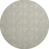 Piper Looms Mayfield Leopard AMF43 Taupe Machine Washable Area Rug Round Main Image