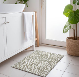 Piper Looms Mayfield Leopard AMF43 Taupe Machine Washable Area Rug Scatter Lifestyle Image Feature