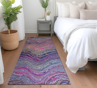 Piper Looms Mayfield Abstract AMF48 Flirt Machine Washable Area Rug Runner Lifestyle Image Feature