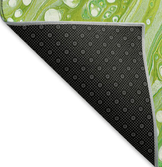 Piper Looms Mayfield Abstract AMF50 Clover Machine Washable Area Rug Backing Image