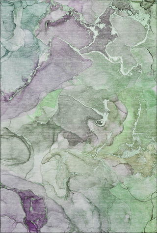 Piper Looms Mayfield Watercolors AMF500 Green Machine Washable Area Rug main image