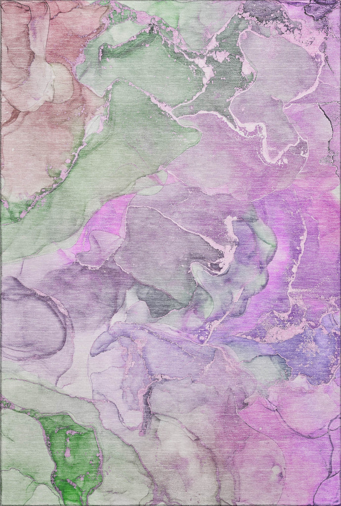 Piper Looms Mayfield Watercolors AMF500 Purple Machine Washable Area Rug main image