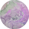 Piper Looms Mayfield Watercolors AMF500 Purple Machine Washable Area Rug Round Main Image