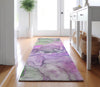 Piper Looms Mayfield Watercolors AMF500 Purple Machine Washable Area Rug Runner Lifestyle Image Feature
