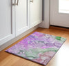 Piper Looms Mayfield Watercolors AMF500 Purple Machine Washable Area Rug Scatter Lifestyle Image Feature