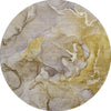 Piper Looms Mayfield Watercolors AMF500 Taupe Machine Washable Area Rug Round Main Image