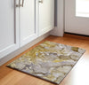 Piper Looms Mayfield Watercolors AMF500 Taupe Machine Washable Area Rug Scatter Lifestyle Image Feature