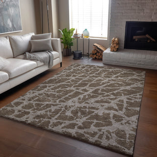 Piper Looms Mayfield Organic AMF501 Brown Machine Washable Area Rug Lifestyle Image Feature