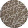 Piper Looms Mayfield Organic AMF501 Brown Machine Washable Area Rug Round Main Image