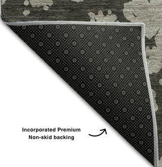 Piper Looms Mayfield Organic AMF501 Gray Machine Washable Area Rug Backing Image