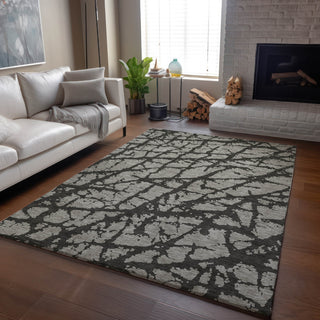 Piper Looms Mayfield Organic AMF501 Gray Machine Washable Area Rug Lifestyle Image Feature