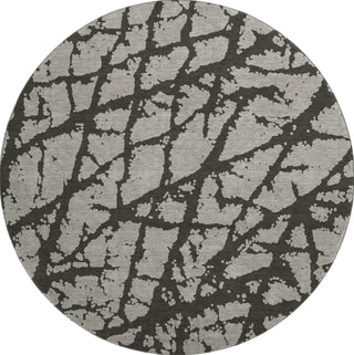 Piper Looms Mayfield Organic AMF501 Gray Machine Washable Area Rug Round Main Image