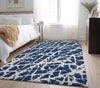 Piper Looms Mayfield Organic AMF501 Navy Machine Washable Area Rug Lifestyle Image Feature