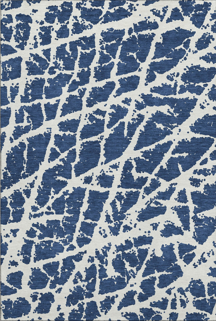 Piper Looms Mayfield Organic AMF501 Navy Machine Washable Area Rug main image