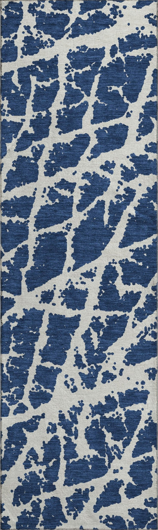 Piper Looms Mayfield Organic AMF501 Navy Machine Washable Area Rug Runner Main Image