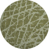 Piper Looms Mayfield Organic AMF501 Olive Machine Washable Area Rug Round Main Image