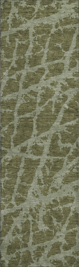 Piper Looms Mayfield Organic AMF501 Olive Machine Washable Area Rug Runner Main Image