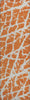 Piper Looms Mayfield Organic AMF501 Orange Machine Washable Area Rug Runner Main Image