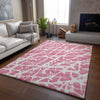 Piper Looms Mayfield Organic AMF501 Pink Machine Washable Area Rug Lifestyle Image Feature