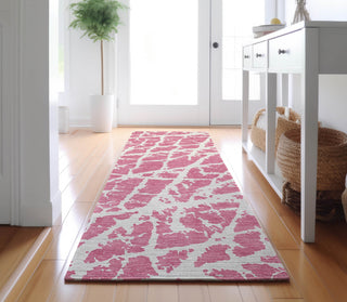 Piper Looms Mayfield Organic AMF501 Pink Machine Washable Area Rug Runner Lifestyle Image Feature