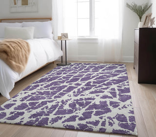 Piper Looms Mayfield Organic AMF501 Purple Machine Washable Area Rug Lifestyle Image Feature