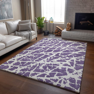 Piper Looms Mayfield Organic AMF501 Purple Machine Washable Area Rug Lifestyle Image Feature